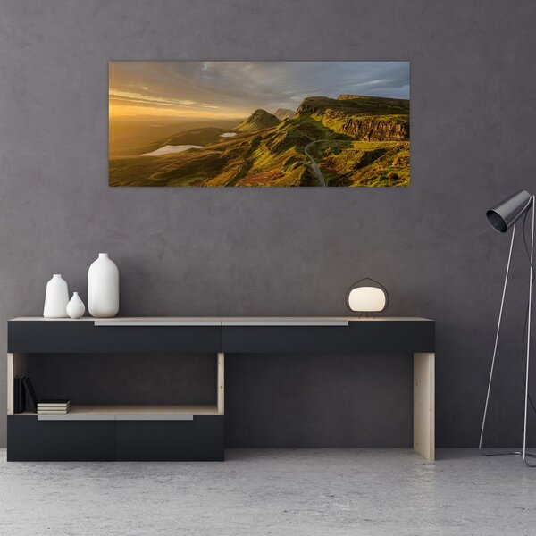 Slika planinskog lanca (120x50 cm)