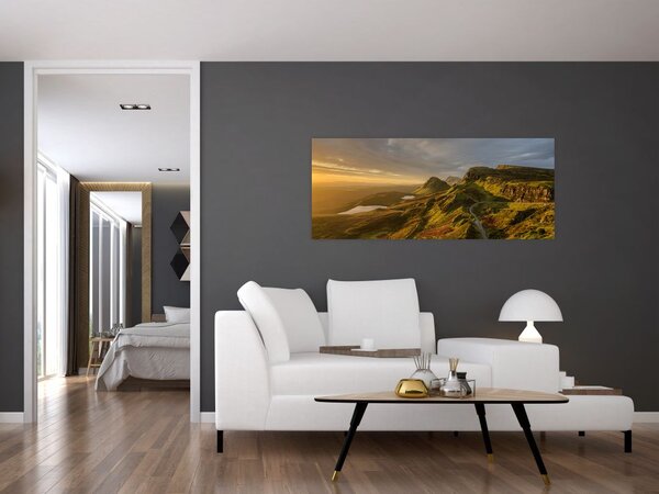 Slika planinskog lanca (120x50 cm)
