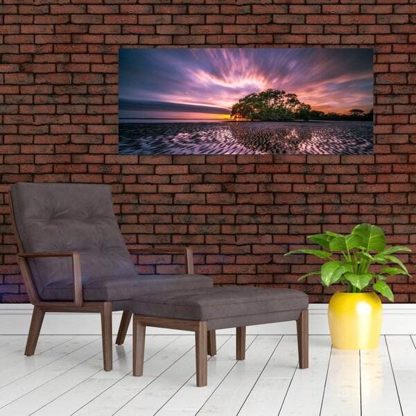 Slika stabla na plaži (120x50 cm)