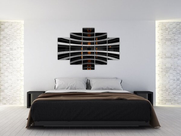 Apstraktna slika - zgrada (150x105 cm)
