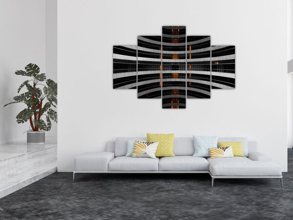 Apstraktna slika - zgrada (150x105 cm)
