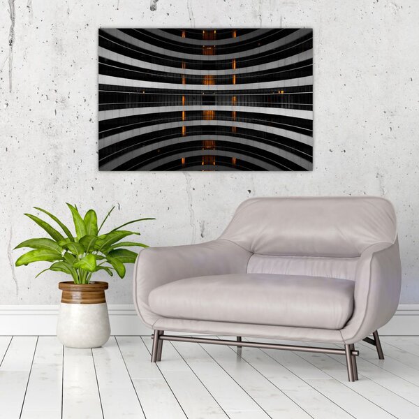 Apstraktna slika - zgrada (90x60 cm)
