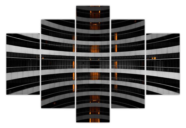 Apstraktna slika - zgrada (150x105 cm)