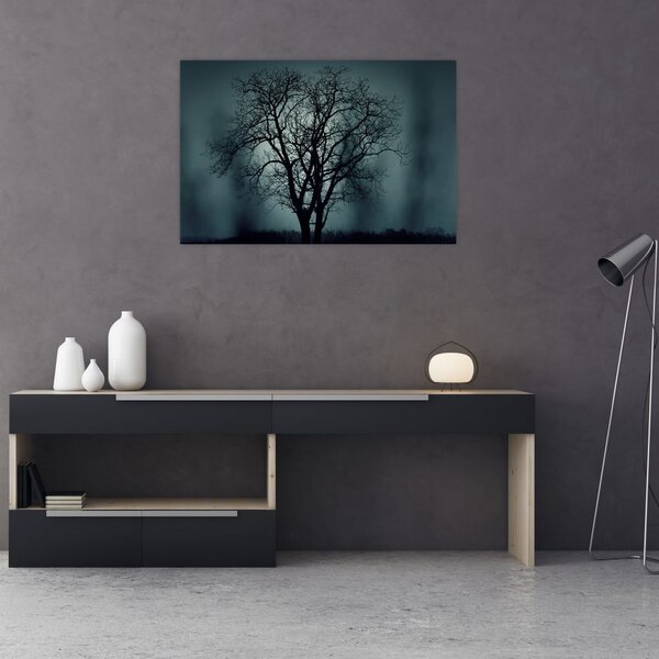 Slika stabla u pomrčini (90x60 cm)