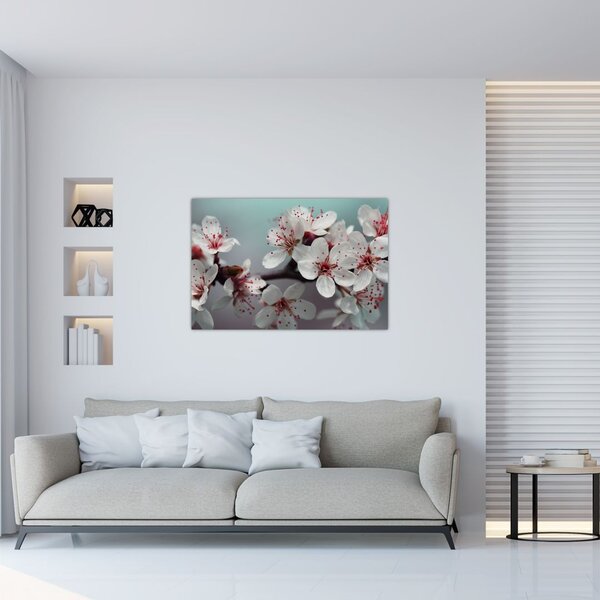 Slika cvijeta - crveni (90x60 cm)