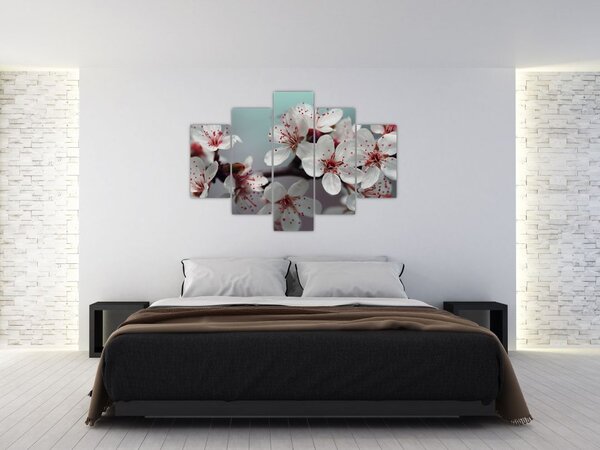 Slika cvijeta - crveni (150x105 cm)