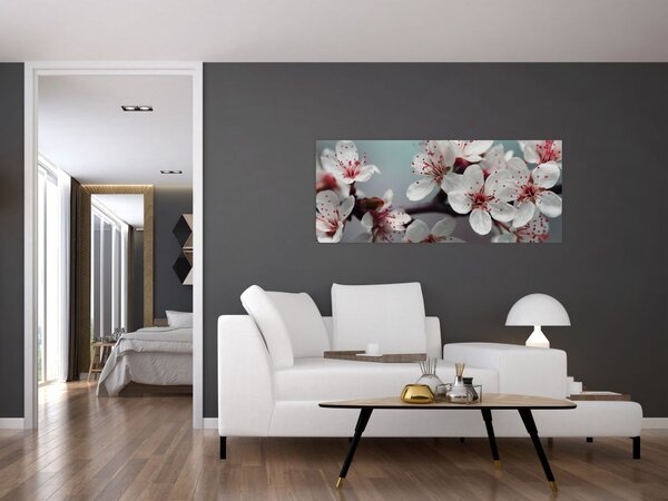 Slika cvijeta - crveni (120x50 cm)