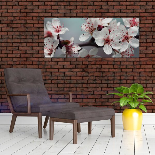 Slika cvijeta - crveni (120x50 cm)