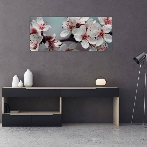 Slika cvijeta - crveni (120x50 cm)