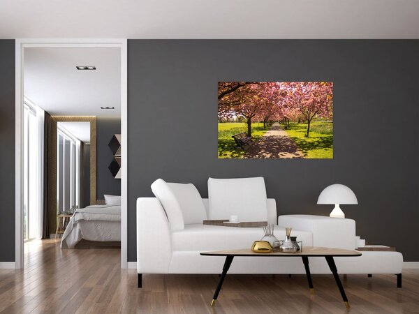 Slika - voćnjak trešanja (90x60 cm)