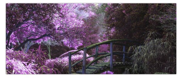 Slika - ljubičasto drveće (120x50 cm)