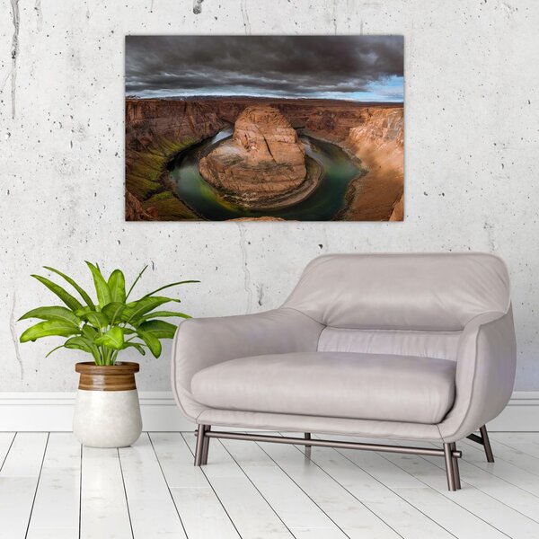 Slika jezera u litici (90x60 cm)