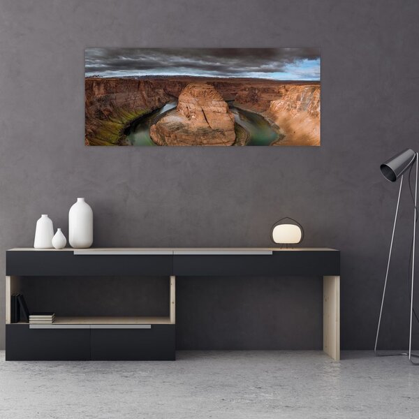 Slika jezera u litici (120x50 cm)