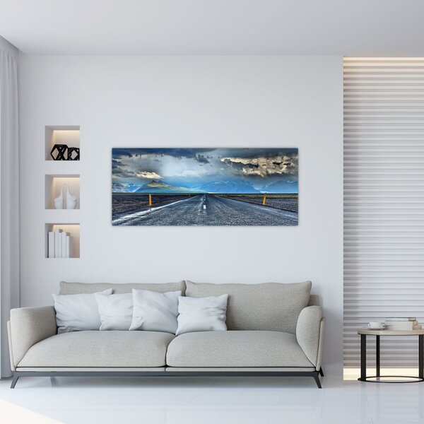 Slika ceste u oluji (120x50 cm)