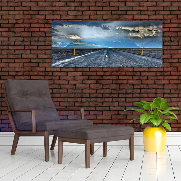 Slika ceste u oluji (120x50 cm)