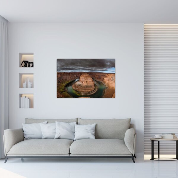 Slika jezera u litici (90x60 cm)