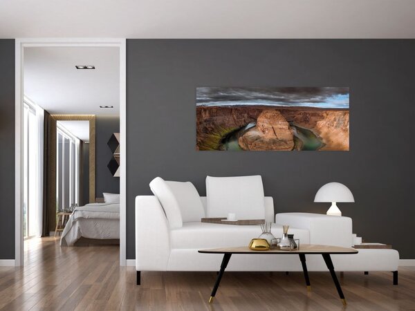 Slika jezera u litici (120x50 cm)