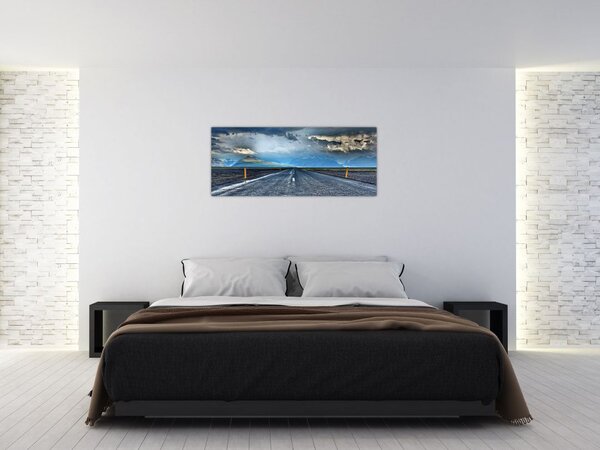 Slika ceste u oluji (120x50 cm)