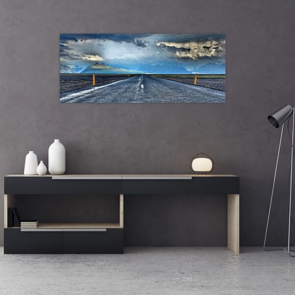 Slika ceste u oluji (120x50 cm)