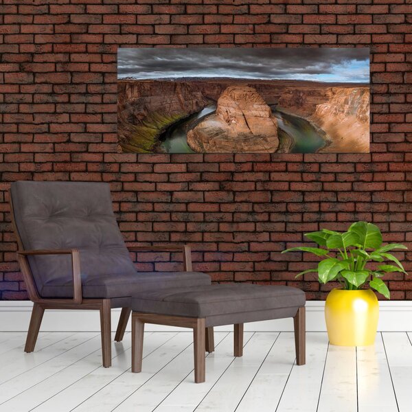 Slika jezera u litici (120x50 cm)