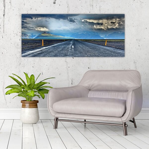 Slika ceste u oluji (120x50 cm)