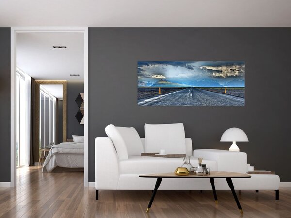 Slika ceste u oluji (120x50 cm)
