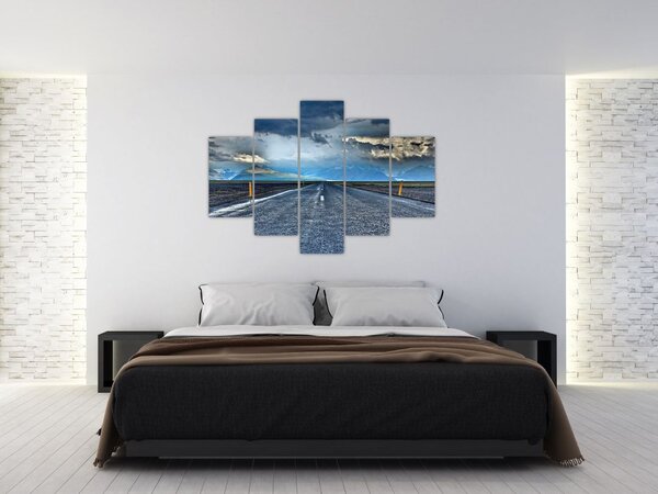 Slika ceste u oluji (150x105 cm)