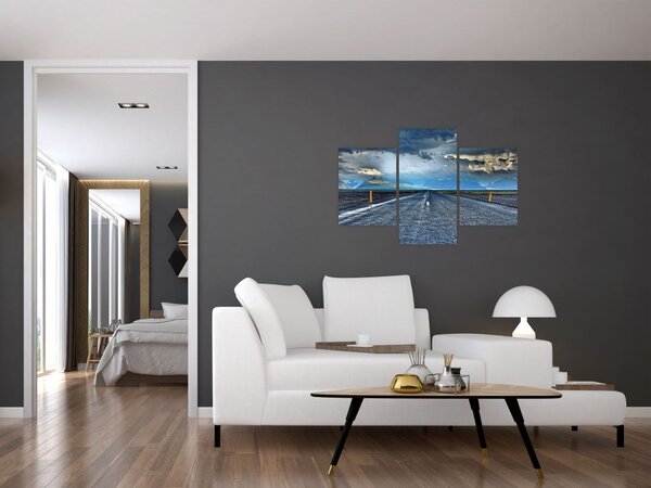 Slika ceste u oluji (90x60 cm)