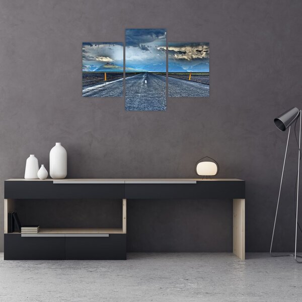 Slika ceste u oluji (90x60 cm)