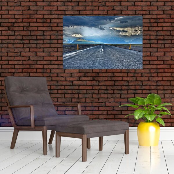 Slika ceste u oluji (90x60 cm)