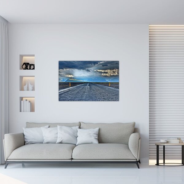 Slika ceste u oluji (90x60 cm)