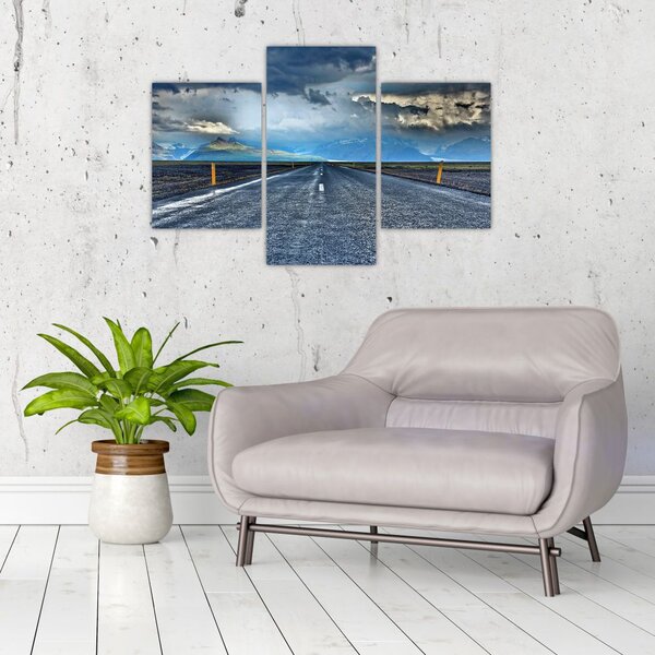Slika ceste u oluji (90x60 cm)
