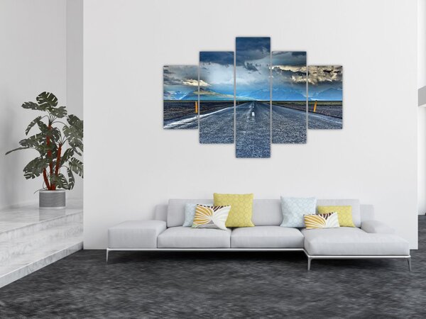 Slika ceste u oluji (150x105 cm)