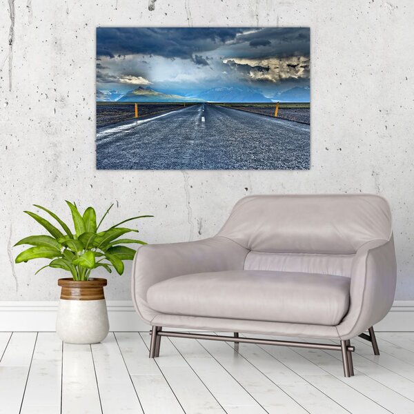 Slika ceste u oluji (90x60 cm)