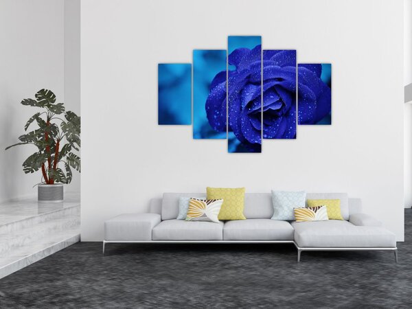 Slika plave ruže (150x105 cm)