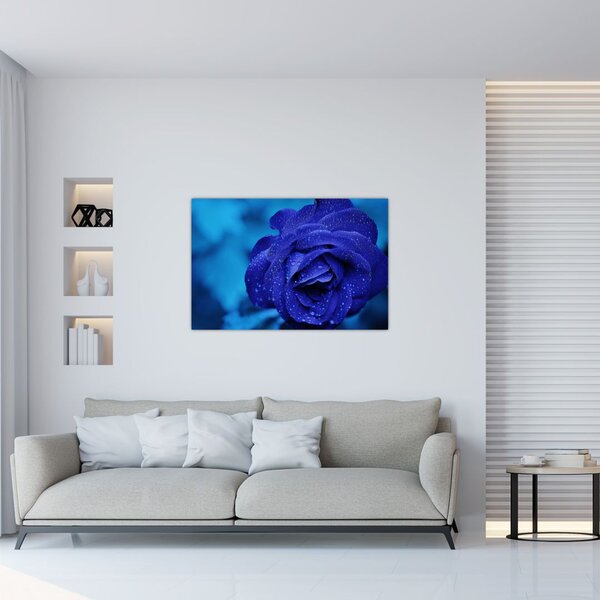 Slika plave ruže (90x60 cm)