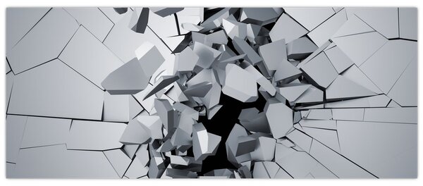 3D apstraktna slika (120x50 cm)