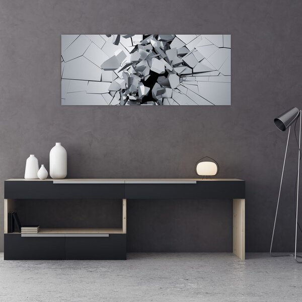 3D apstraktna slika (120x50 cm)