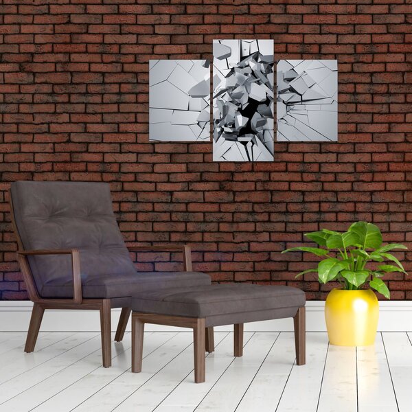 3D apstraktna slika (90x60 cm)