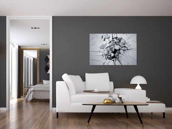 3D apstraktna slika (90x60 cm)
