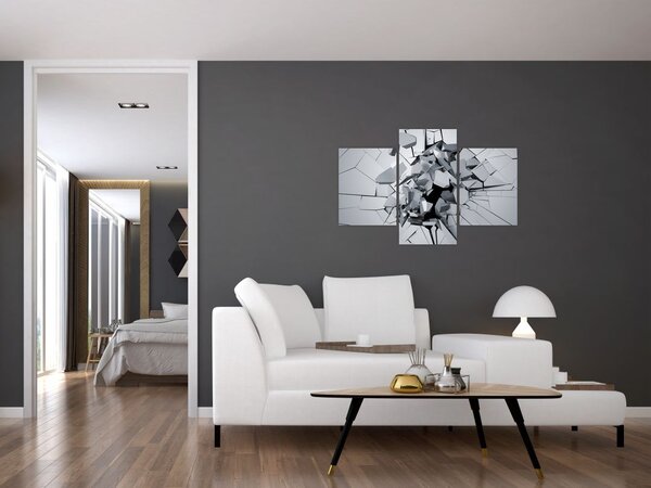 3D apstraktna slika (90x60 cm)