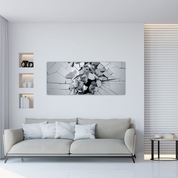 3D apstraktna slika (120x50 cm)