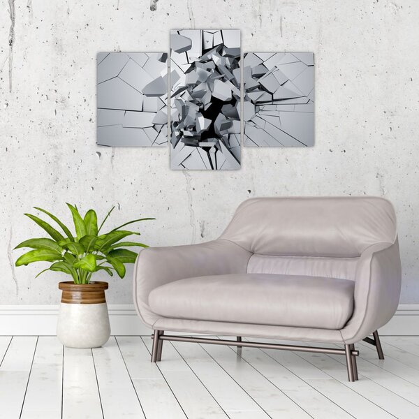 3D apstraktna slika (90x60 cm)
