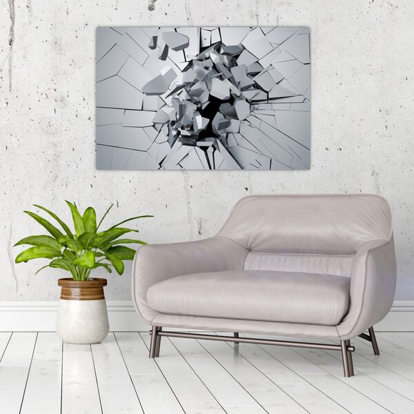 3D apstraktna slika (90x60 cm)