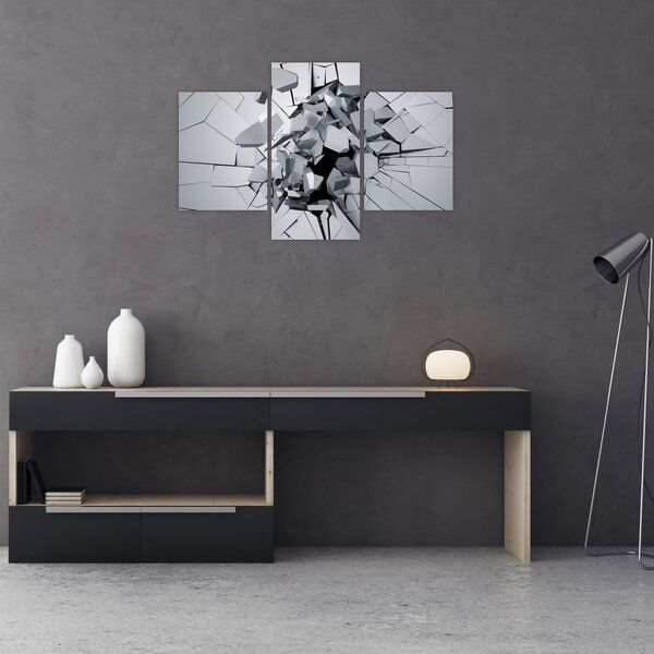 3D apstraktna slika (90x60 cm)