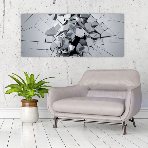3D apstraktna slika (120x50 cm)