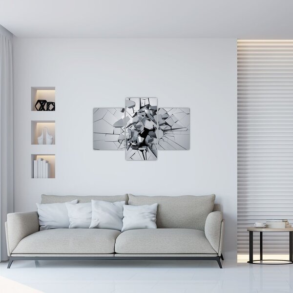3D apstraktna slika (90x60 cm)