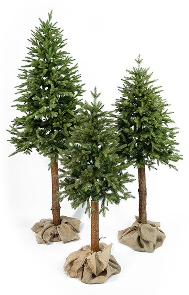 Umjetni bor - Exclusive na prirodnom panju - 150cm