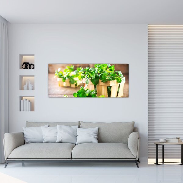 Slika svježe metvice (120x50 cm)