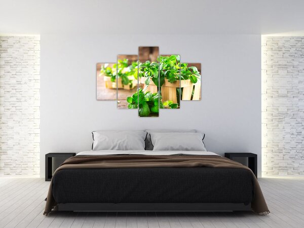 Slika svježe metvice (150x105 cm)